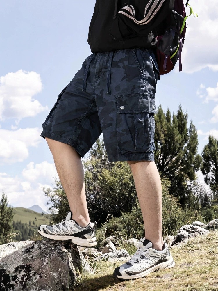 Camouflage Cargo Shorts for Men with Multi-Pockets for Sports - Model: 673567235317 - 图片 2