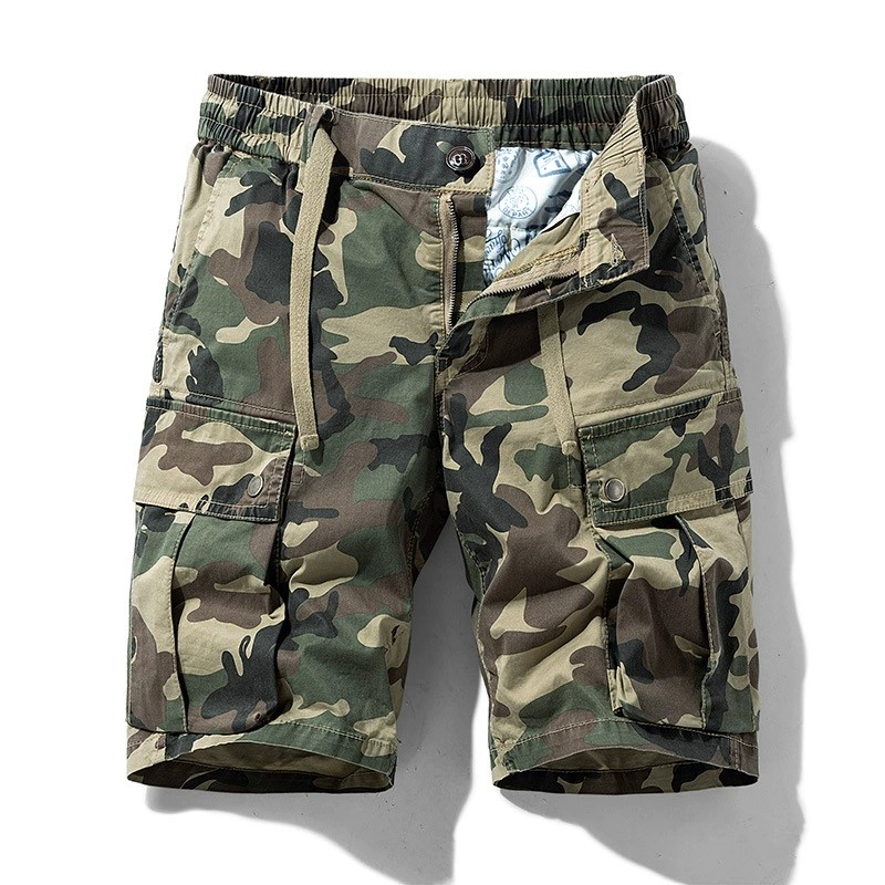 Camouflage Cargo Shorts for Men with Multi-Pockets for Sports - Model: 673567235317 - 图片 4
