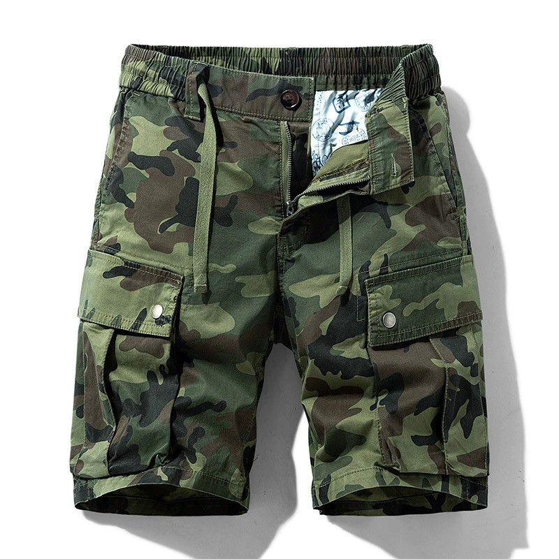 Camouflage Cargo Shorts for Men with Multi-Pockets for Sports - Model: 673567235317 - 图片 6