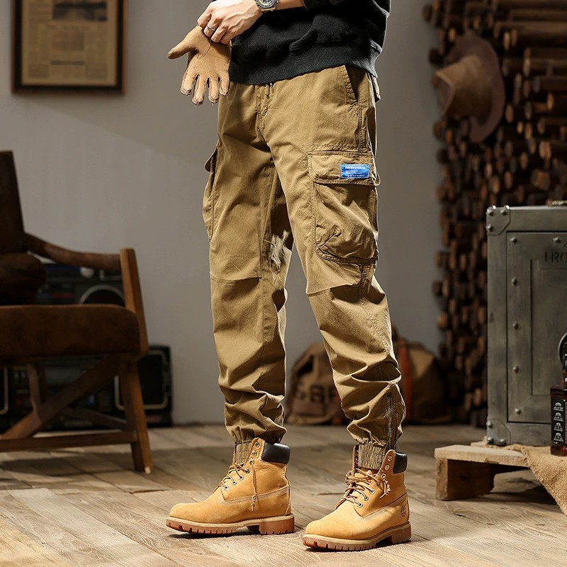 Cargo Pants for Hiking with Durable Fabric and Utility Pockets - Model: 738436117406