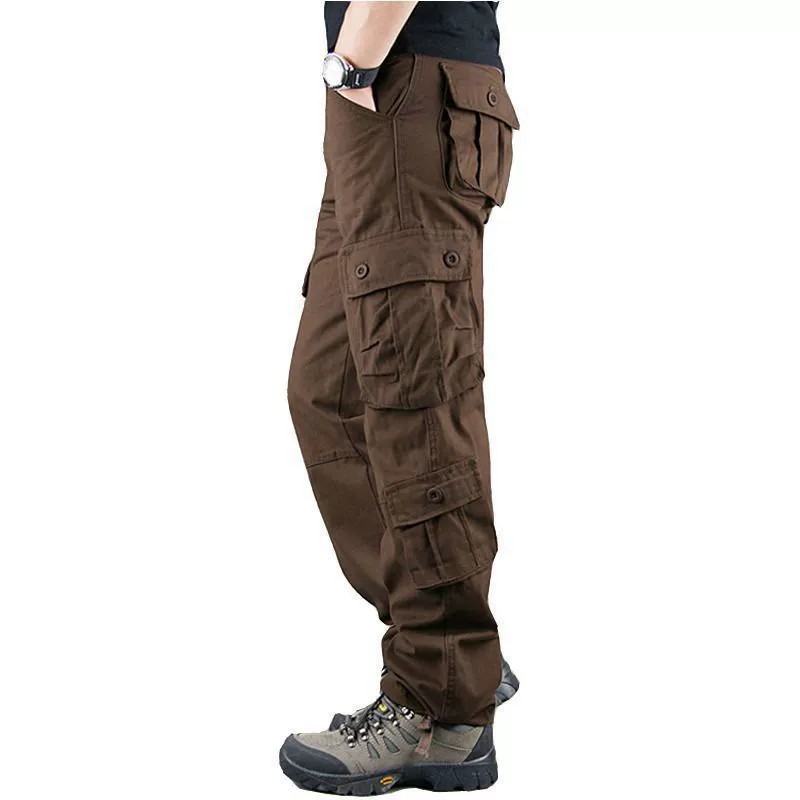 Men's Multi-Pocket Cargo Pants for Work with Durable Cotton - Model: 781166790206 - 图片 10