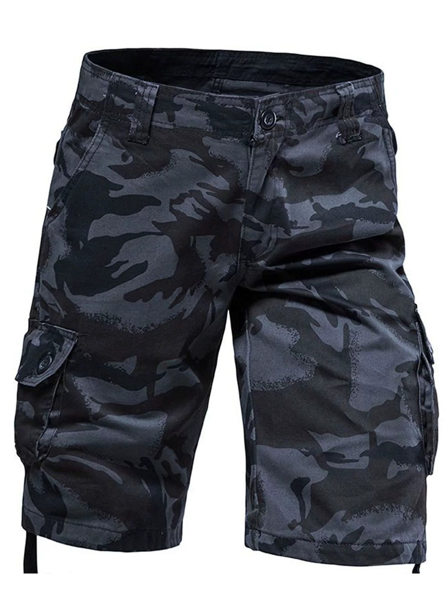 Outdoor Training Cargo Pants for Men, Camo Multi-Pocket Casual - Model: 889249382614 - 图片 3