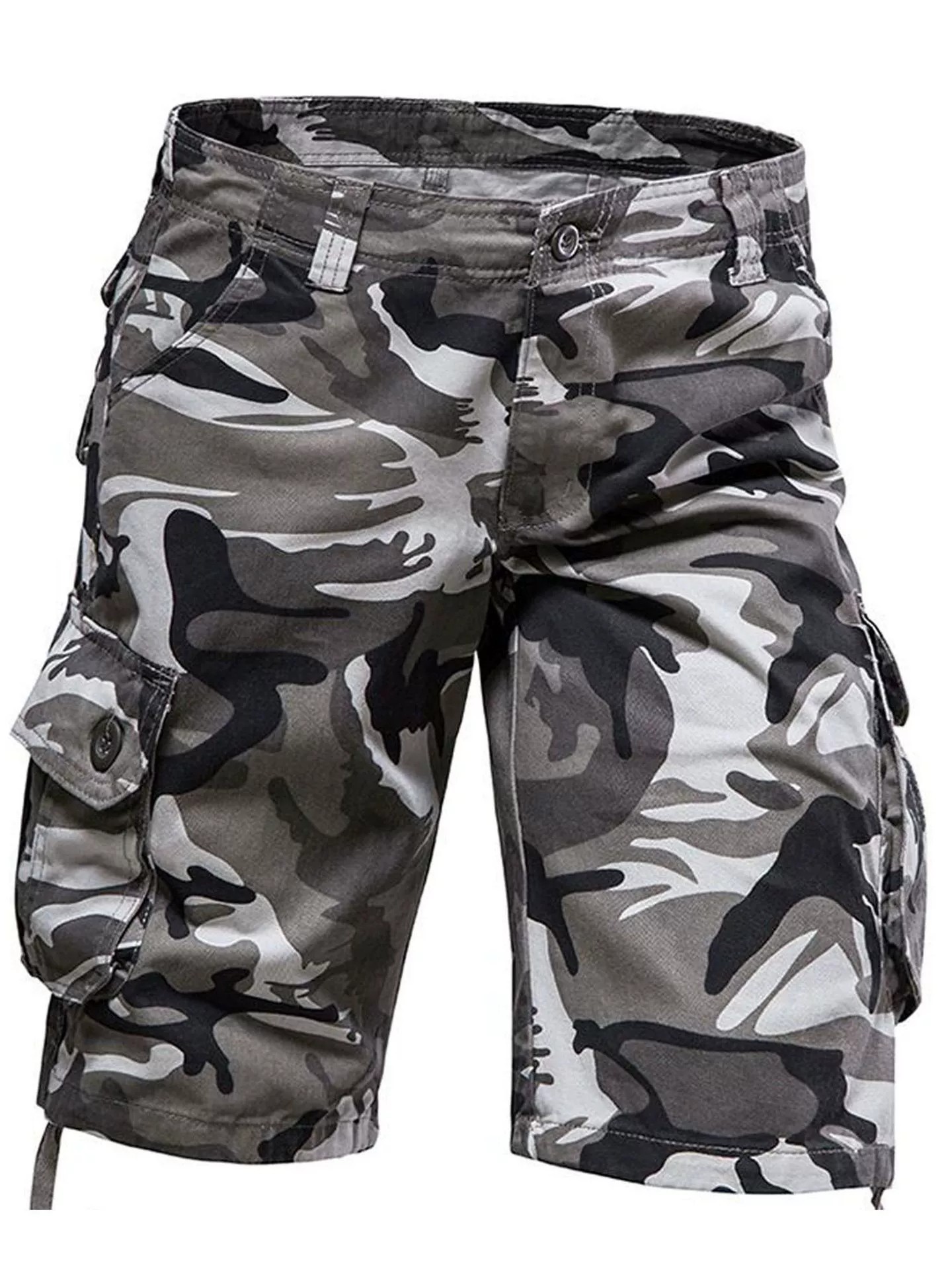 Outdoor Training Cargo Pants for Men, Camo Multi-Pocket Casual - Model: 889249382614 - 图片 5