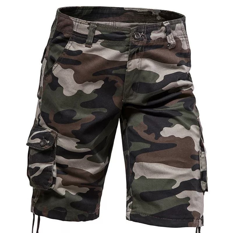 Outdoor Training Cargo Pants for Men, Camo Multi-Pocket Casual - Model: 889249382614 - 图片 6