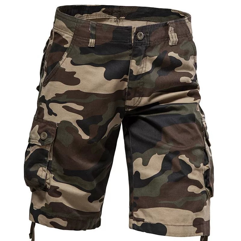 Outdoor Training Cargo Pants for Men, Camo Multi-Pocket Casual - Model: 889249382614 - 图片 7