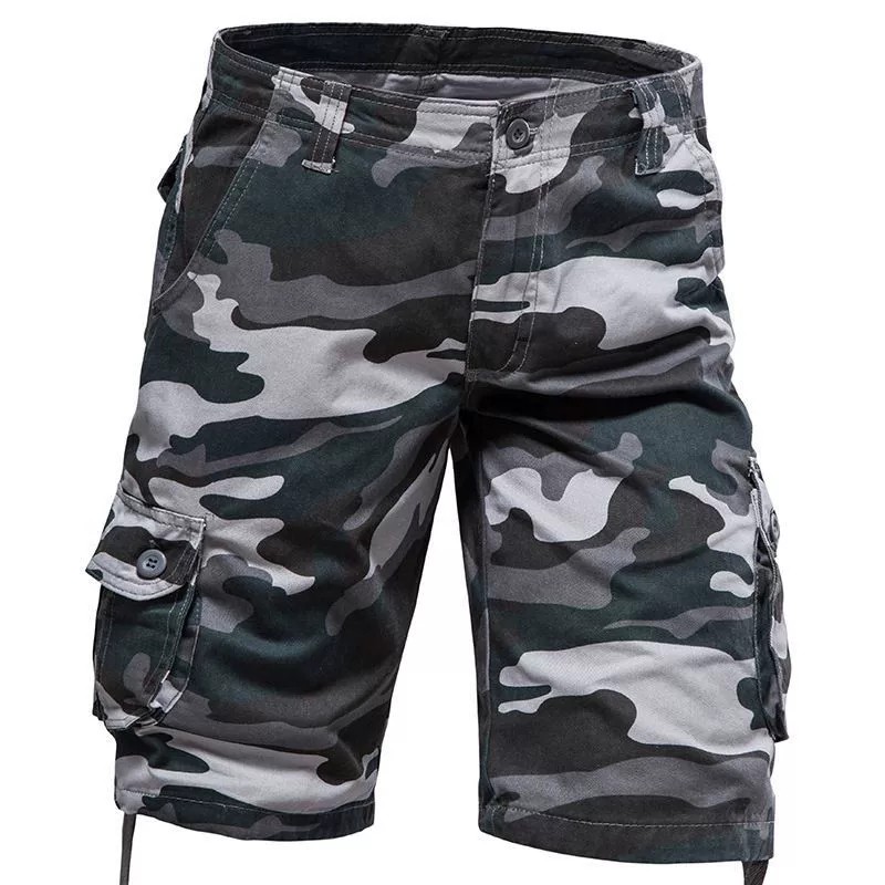 Outdoor Training Cargo Pants for Men, Camo Multi-Pocket Casual - Model: 889249382614 - 图片 10