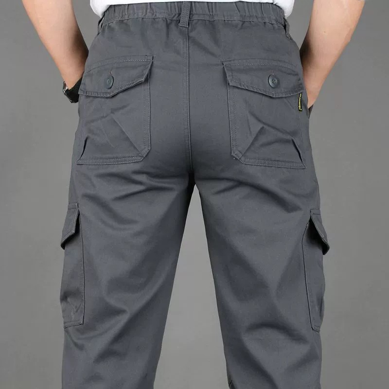 Men's Hiking Cargo Pants with 6 Pockets for Outdoor Work - Model: 778105053370 - 图片 3