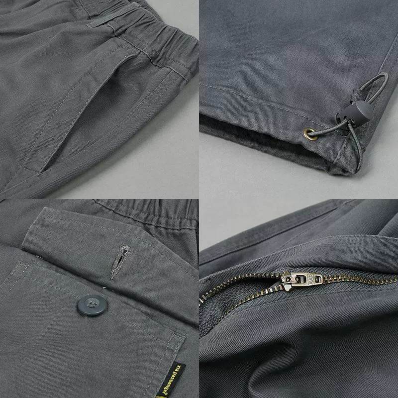 Men's Hiking Cargo Pants with 6 Pockets for Outdoor Work - Model: 778105053370 - 图片 4