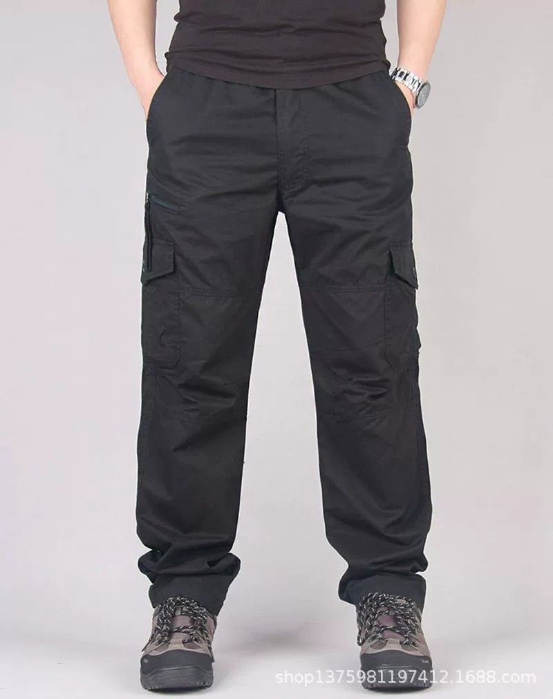 Men's Hiking Cargo Pants with 6 Pockets for Outdoor Work - Model: 778105053370 - 图片 8