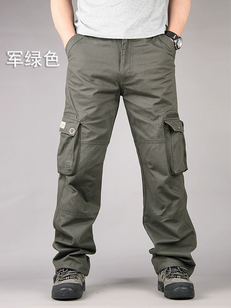 Men's Cargo Pants with Multi-Pockets for Outdoor Hiking & Casual Wear - Model: 1027875774409 - 图片 4