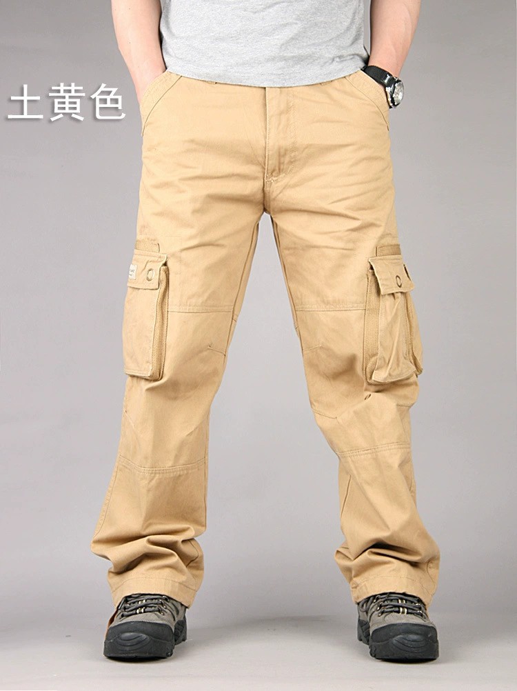 Men's Cargo Pants with Multi-Pockets for Outdoor Hiking & Casual Wear - Model: 1027875774409 - 图片 5