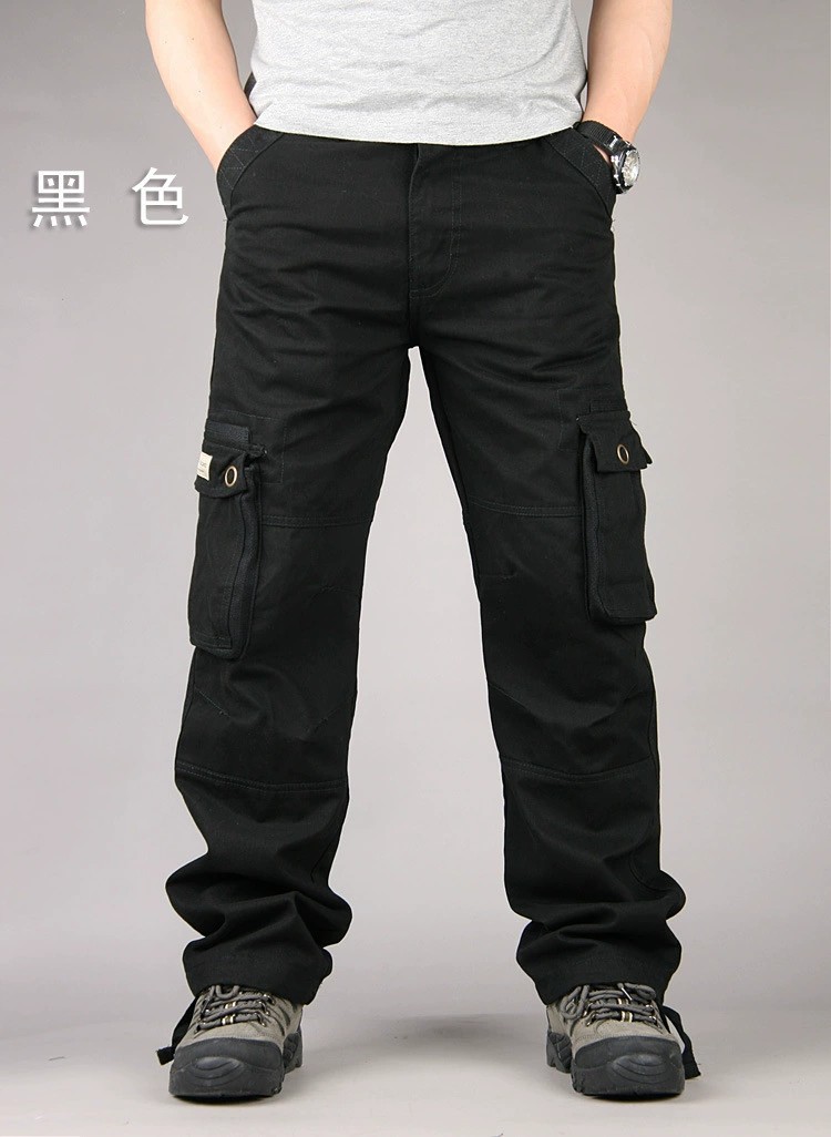 Men's Cargo Pants with Multi-Pockets for Outdoor Hiking & Casual Wear - Model: 1027875774409 - 图片 6