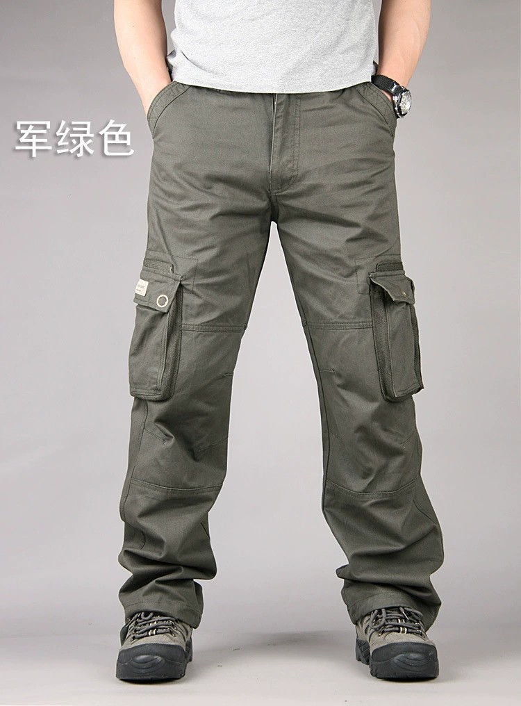 Men's Cargo Pants with Multi-Pockets for Outdoor Hiking & Casual Wear - Model: 1027875774409 - 图片 7