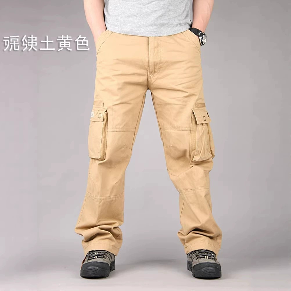 Men's Cargo Pants with Multi-Pockets for Outdoor Hiking & Casual Wear - Model: 1027875774409 - 图片 8