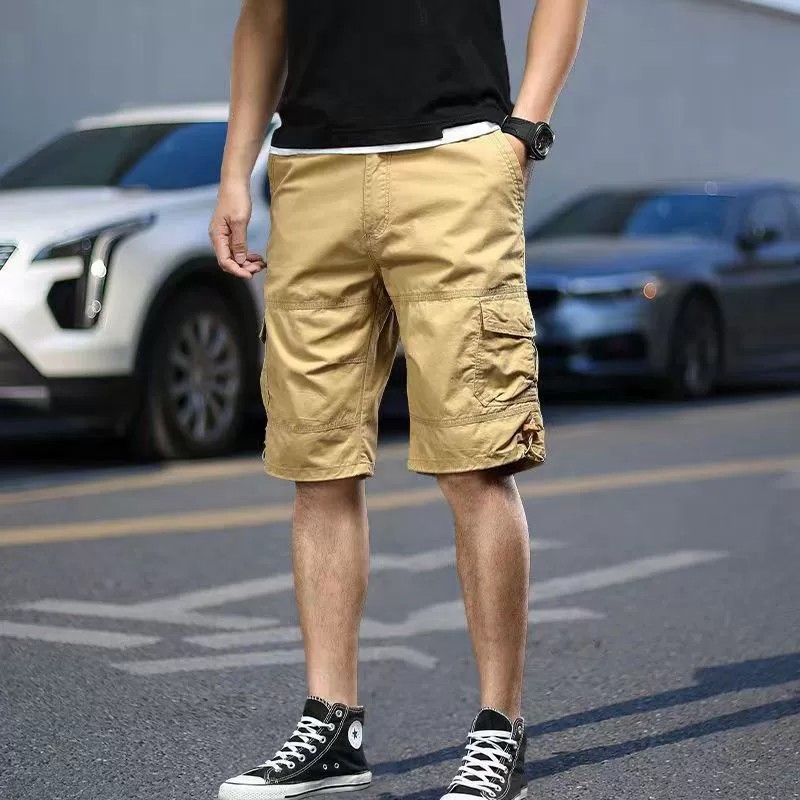 Men's Casual Cargo Shorts for Summer Sports, Beach, and Riding - Model: 799983783318 - 图片 3