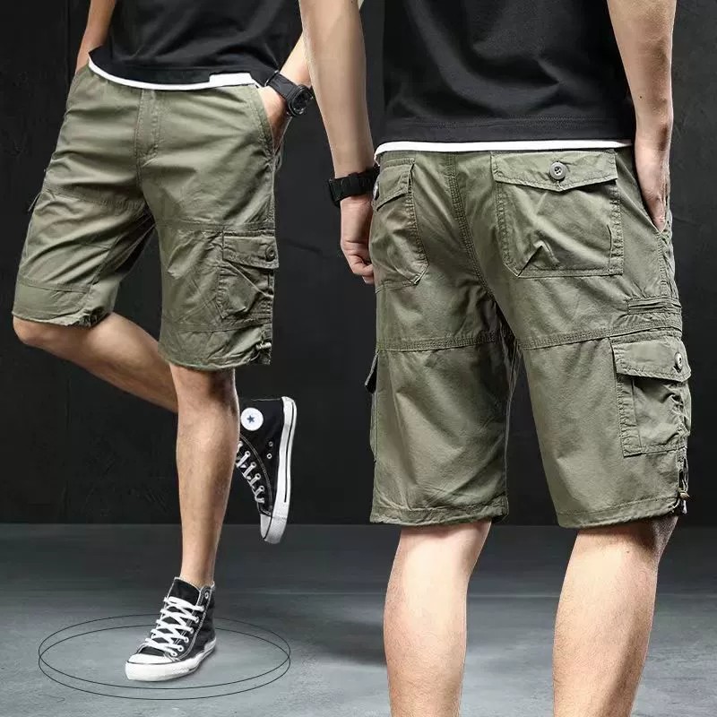 Men's Casual Cargo Shorts for Summer Sports, Beach, and Riding - Model: 799983783318 - 图片 4