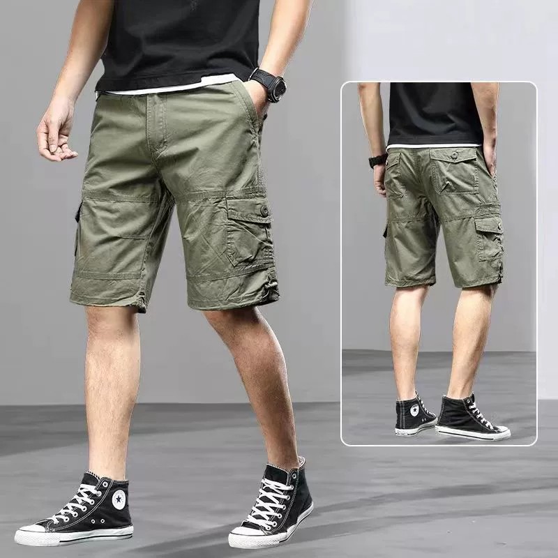 Men's Casual Cargo Shorts for Summer Sports, Beach, and Riding - Model: 799983783318 - 图片 8