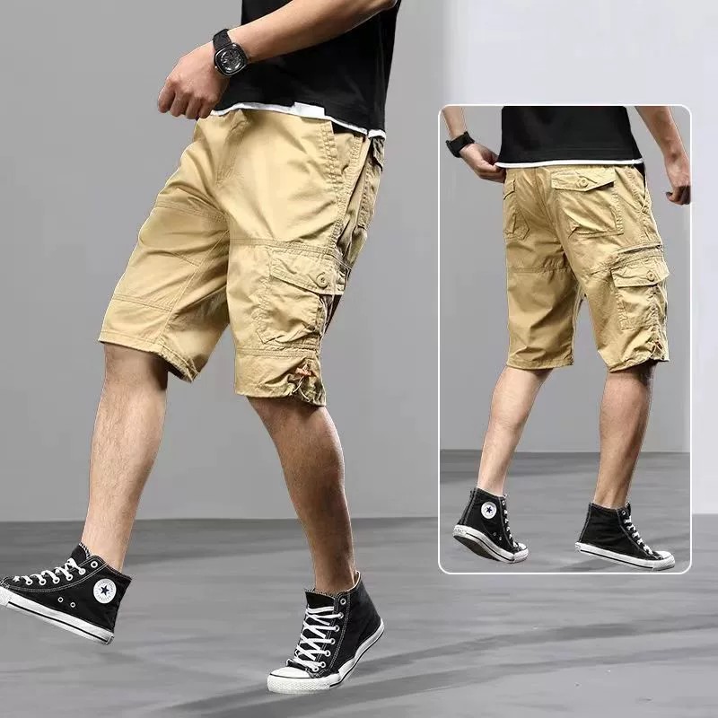 Men's Casual Cargo Shorts for Summer Sports, Beach, and Riding - Model: 799983783318 - 图片 10