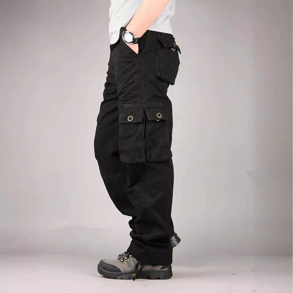 Men's Cargo Pants with Multi-Pockets for Casual Outdoor Work - Model: 773111692626 - 图片 2