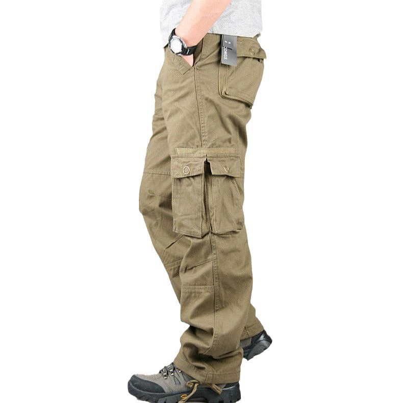 Men's Cargo Pants with Multi-Pockets for Casual Outdoor Work - Model: 773111692626 - 图片 5