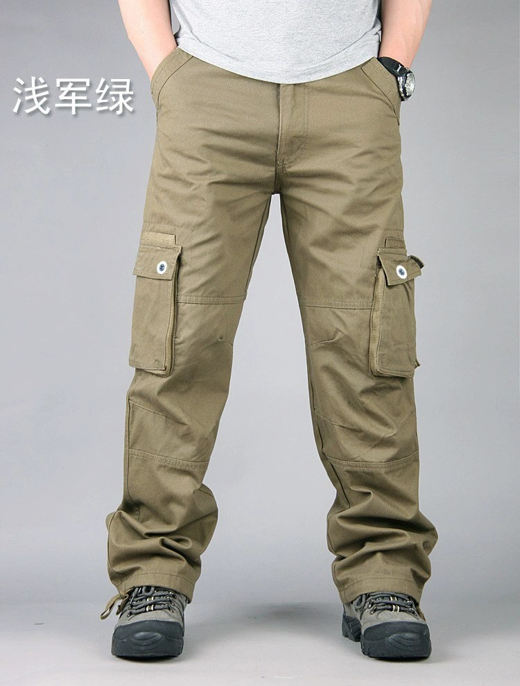 Men's Cargo Pants with Multi-Pockets for Casual Outdoor Work - Model: 773111692626 - 图片 7