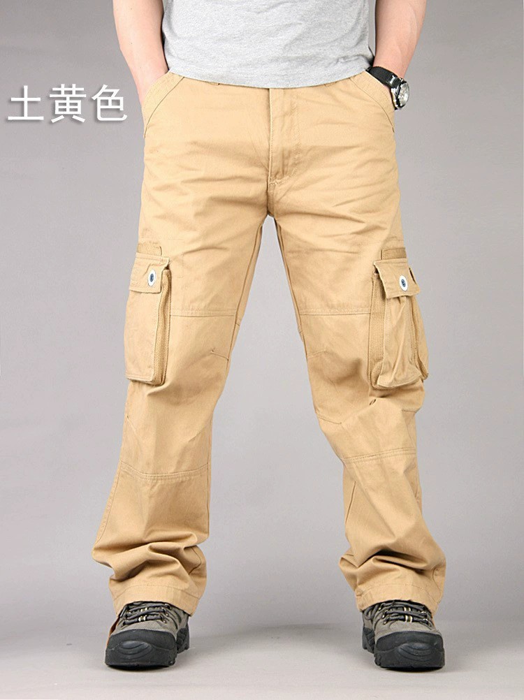 Men's Cargo Pants with Multi-Pockets for Casual Outdoor Work - Model: 773111692626 - 图片 9