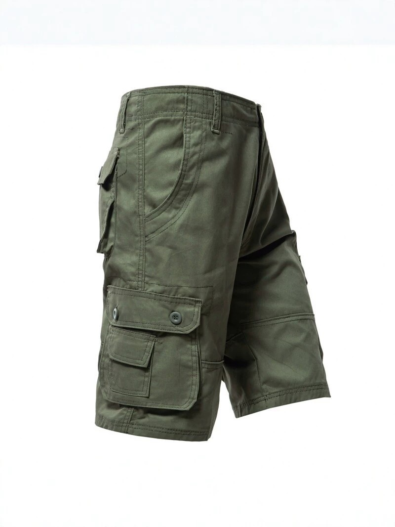 Men's Cargo Shorts Multi-Pocket for Outdoor Hiking Travel - Model: 1039132116093