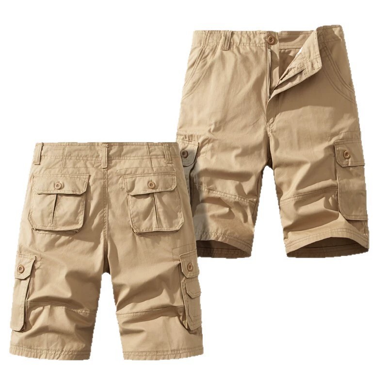 Men's Casual Shorts with Multi-Pockets for Outdoor Work - Model: 932489720201 - 图片 5