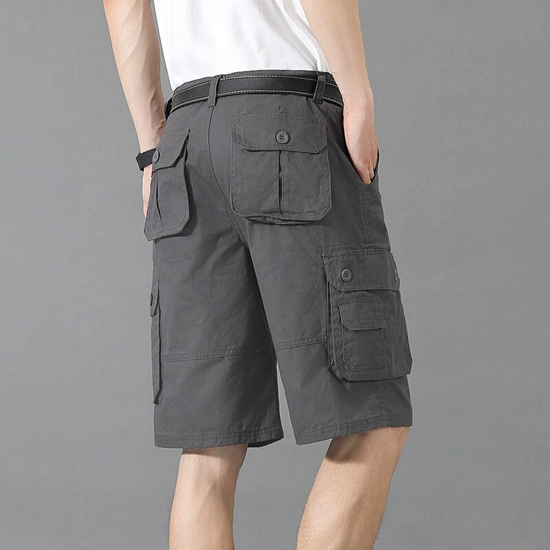 Men's Casual Shorts with Multi-Pockets for Outdoor Work - Model: 932489720201 - 图片 6