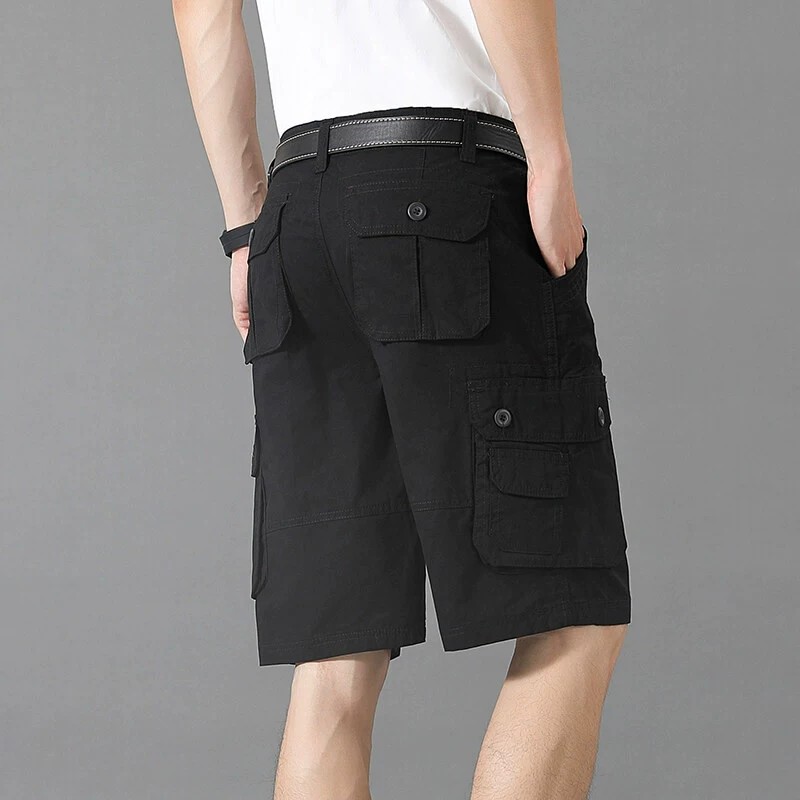Men's Casual Shorts with Multi-Pockets for Outdoor Work - Model: 932489720201 - 图片 7