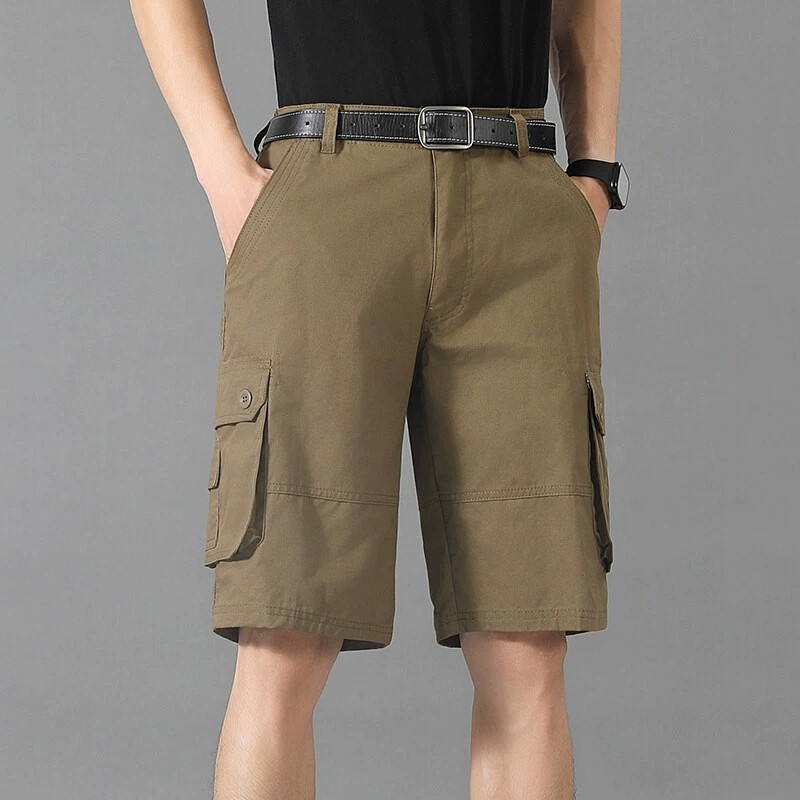 Men's Casual Shorts with Multi-Pockets for Outdoor Work - Model: 932489720201 - 图片 9