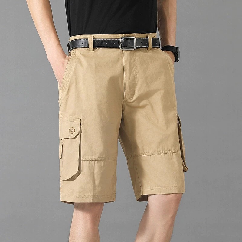 Men's Casual Shorts with Multi-Pockets for Outdoor Work - Model: 932489720201 - 图片 10
