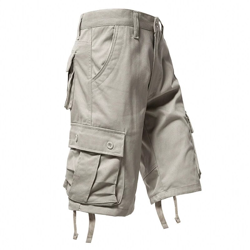 Men's Loose Cargo Shorts for Outdoor Hiking with Multi-Pockets - Model: 905753003151 - 图片 2