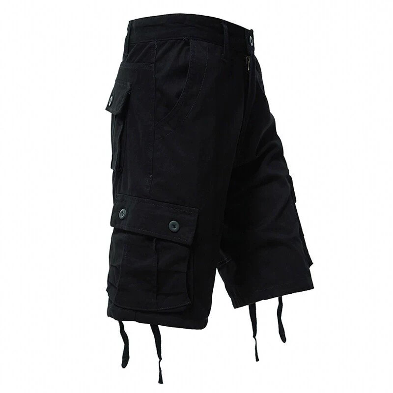 Men's Loose Cargo Shorts for Outdoor Hiking with Multi-Pockets - Model: 905753003151 - 图片 3