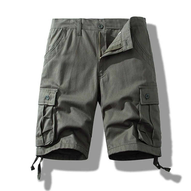 Men's Loose Cargo Shorts for Outdoor Hiking with Multi-Pockets - Model: 905753003151 - 图片 9