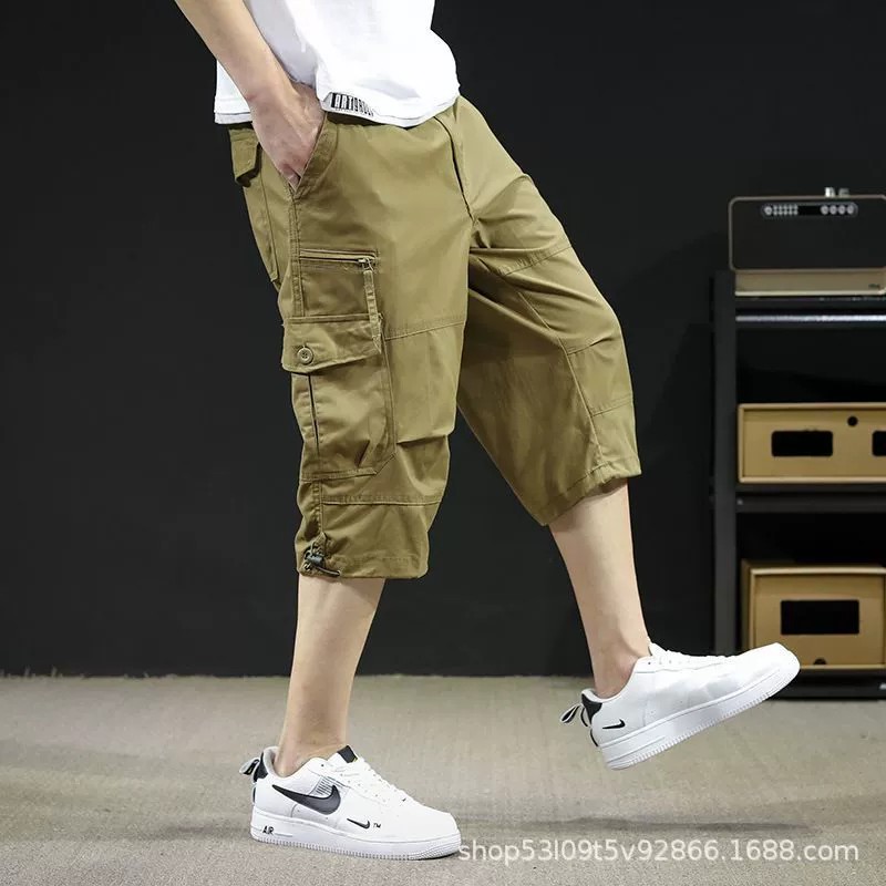 Men's Casual 3/4 Pants for Summer Hiking with 7 Pockets, Breathable Fabric - Model: 885003190256 - 图片 7