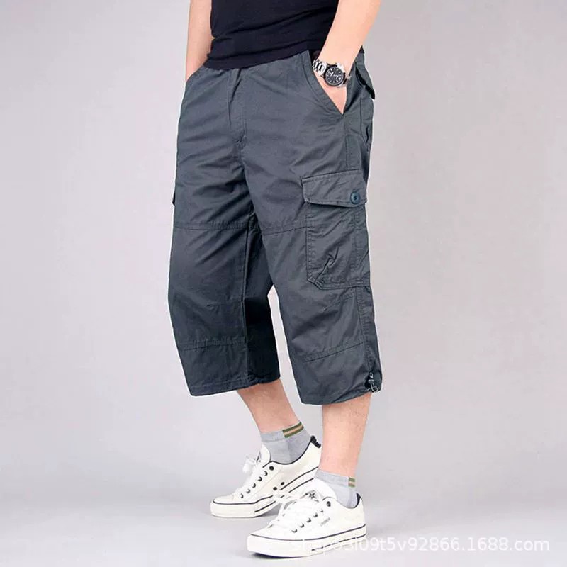 Men's Casual 3/4 Pants for Summer Hiking with 7 Pockets, Breathable Fabric - Model: 885003190256 - 图片 9