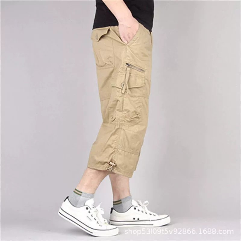 Men's Casual 3/4 Pants for Summer Hiking with 7 Pockets, Breathable Fabric - Model: 885003190256 - 图片 10