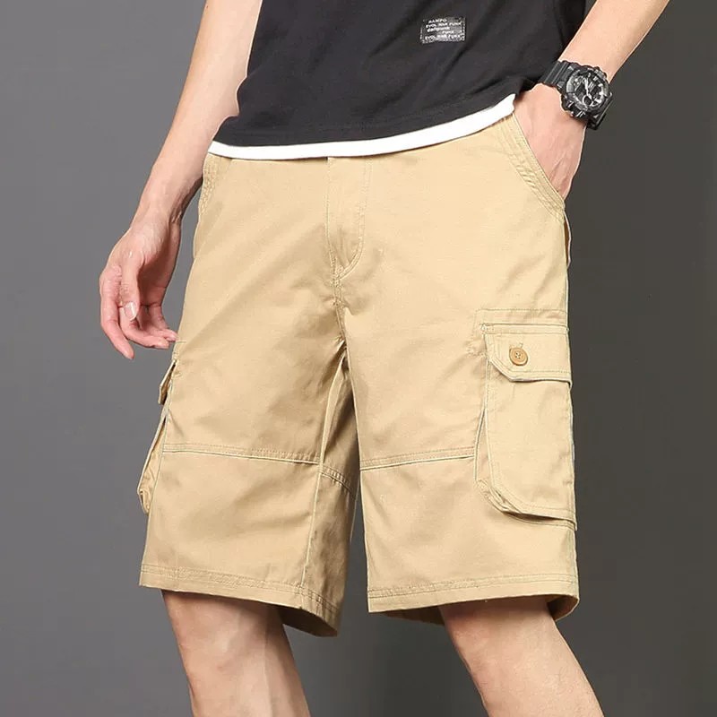 Breathable Summer Cargo Shorts for Men with Multi-Pockets - Model: 824577446380 - 图片 2
