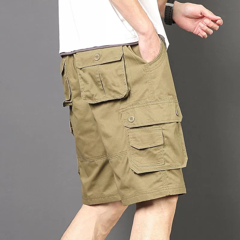 Breathable Summer Cargo Shorts for Men with Multi-Pockets - Model: 824577446380 - 图片 3