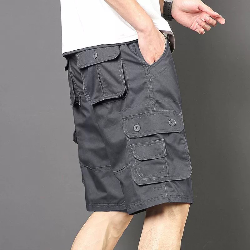 Breathable Summer Cargo Shorts for Men with Multi-Pockets - Model: 824577446380 - 图片 4
