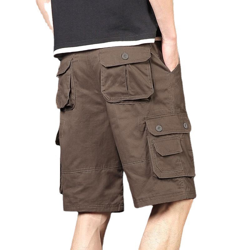Breathable Summer Cargo Shorts for Men with Multi-Pockets - Model: 824577446380 - 图片 5