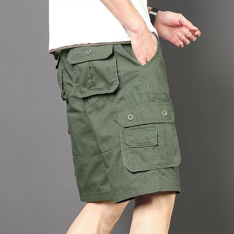 Breathable Summer Cargo Shorts for Men with Multi-Pockets - Model: 824577446380 - 图片 8