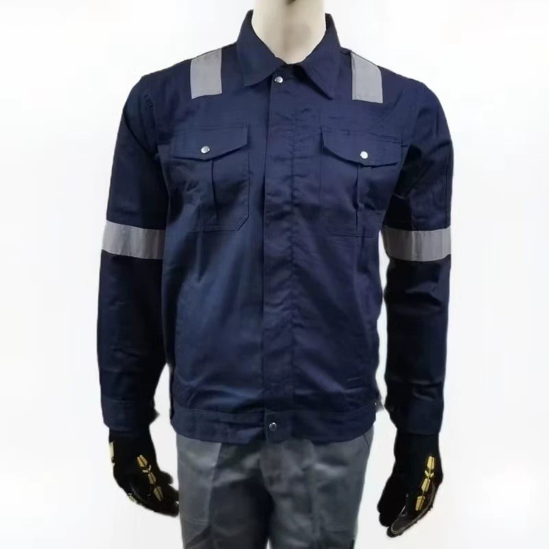 Men's Pure Cotton Work Shirt for Mechanic Welder Harbor Labor - Model: 856008620082 - 图片 3