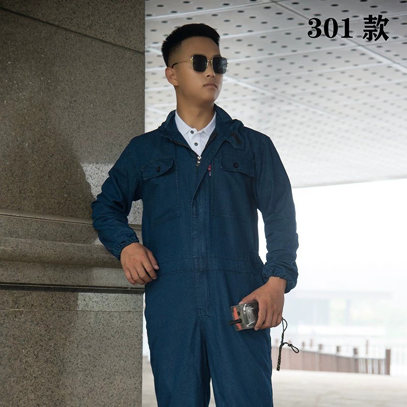 Reflective Denim Coverall for Welding Spray Painting Auto Mechanic Workwear - Model: 956030231298 - 图片 7