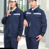 Reflective Workwear Set for Factory Workshop, Dirt-Resistant, Long-Sleeve - Model: 897668345782