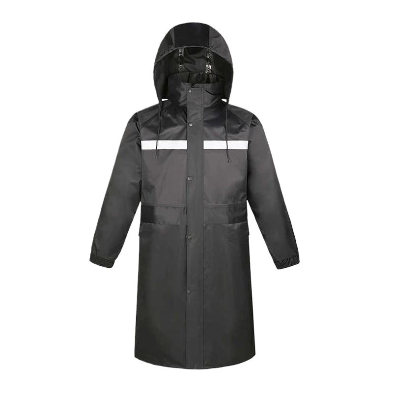 Outdoor Security Raincoat for Property Patrol with Reflective Stripe - Model: 861310640171 - 图片 5