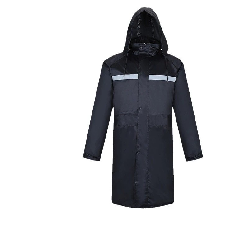 Long Reflective Raincoat for Emergency Patrol with High Visibility - Model: 838965049194 - 图片 5
