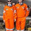 Road Maintenance Safety Jacket and Pants for Men - Model: 964656481038