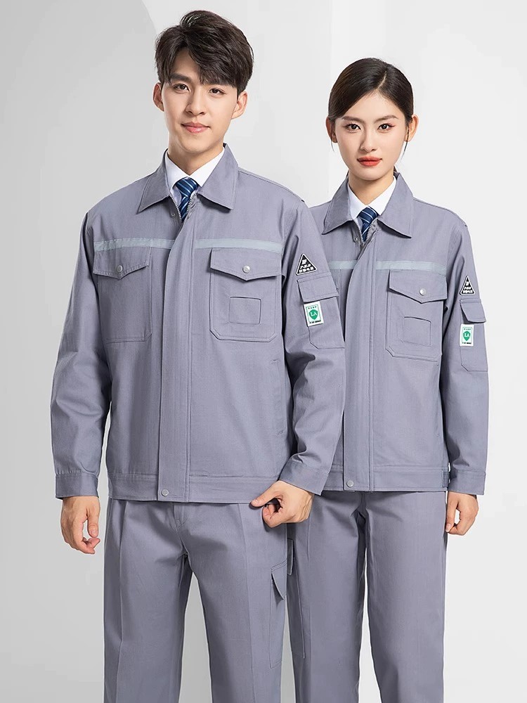 Anti-Static Workwear Set for Men Petrochemical Plant Flame-Retardant Cotton - Model: 901354146638 - 图片 3